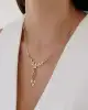 Çiçek Figürlü Altın Kolye
