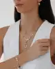 Çiçek Figürlü Altın Küpe