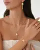 Çizgi Desen Altın Bileklik