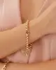 Deniz Yıldızı Sallantılı Altın Bileklik