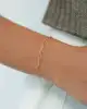 Desenli Altın Ataç Zincir Bileklik