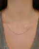 Desenli Altın Ataç Zincir Kolye