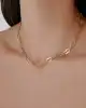 Dorika Detaylı Altın Kolye