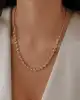 Dorika Detaylı Altın Zincir Kolye