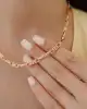 Dorika Toplu Altın Ataç Zincir