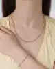 Dorika Toplu Altın Çizgi Bileklik