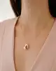 Eterna Taşlı Kalp Kolye