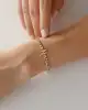 Gurmet Zincirli Altın Harf Bileklik
