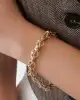 Halkalı Altın Zincir Bileklik