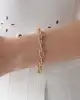 İki Renkli Dorikalı Altın Bileklik