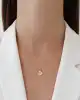 İnci Detaylı Gala Çiçeği Kolye