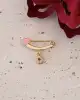 Kalpli Altın Bebek Yaka İğnesi