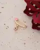 Kalpli Altın Bebek Yaka İğnesi