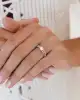 İkili Kare Form Baget Yüzük