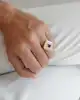 Lacivert Taşlı Altın Yüzük