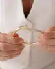 Lila Sarmal Kelepçe Bileklik