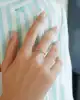 Mavi Mineli Fatma Ana Eli Yüzük