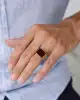 Mineli Altın Erkek Yüzük