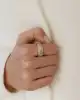 Mineli Altın Eterna Yüzük