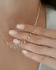 Mini Baget Taşlı Altın Kolye
