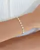 Mini Kareli Altın Bileklik