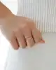 Mini Kelebek Figürlü Altın Yüzük