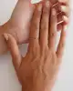 Mini Pembe Taşlı Altın Yüzük