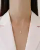Mini Taşlı Altın Kuş Kolye