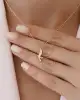 Mini Taşlı Altın Kuş Kolye