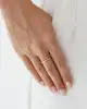 Mini Taşlı Curve Yüzük