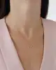 Mini Taşlı Halka Kolye