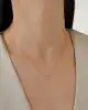 Mix Baget Taşlı Altın Kolye