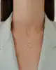 Mix Baget Taşlı Altın Kolye