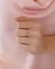 Mix Taşlı Altın Yüzük
