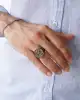 Osmanlı Flaması Altın Erkek Yüzük