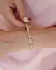 Pembe Taş Detaylı Altın Bileklik