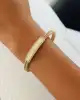 Plakalı Altın Kelepçe Bileklik