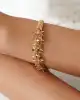 Püsküllü Örgü Altın Bileklik