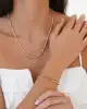 Renkli Dorika Toplu Altın Bileklik