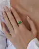 Renkli Taşlı Altın Yüzük
