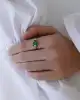 Renkli Taşlı Altın Yüzük