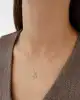 Renkli Taşlı Kalp Kolye