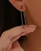 Renkli Taşlı Zincir Küpe