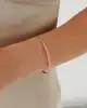 Rose Altın Çizgili Kelepçe Bileklik