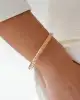 Rose Altın Ezme Kelepçe Bileklik