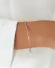 Rose Altın Mini Toplu Tel Bileklik