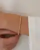 Rose Altın Taşlı Kelepçe Bileklik