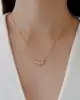 Rose Altın Taşlı Taç Kolye