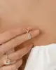 Sarı Altın Baget Kolye