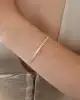 Sarı Altın Çizgili Kelepçe Bileklik